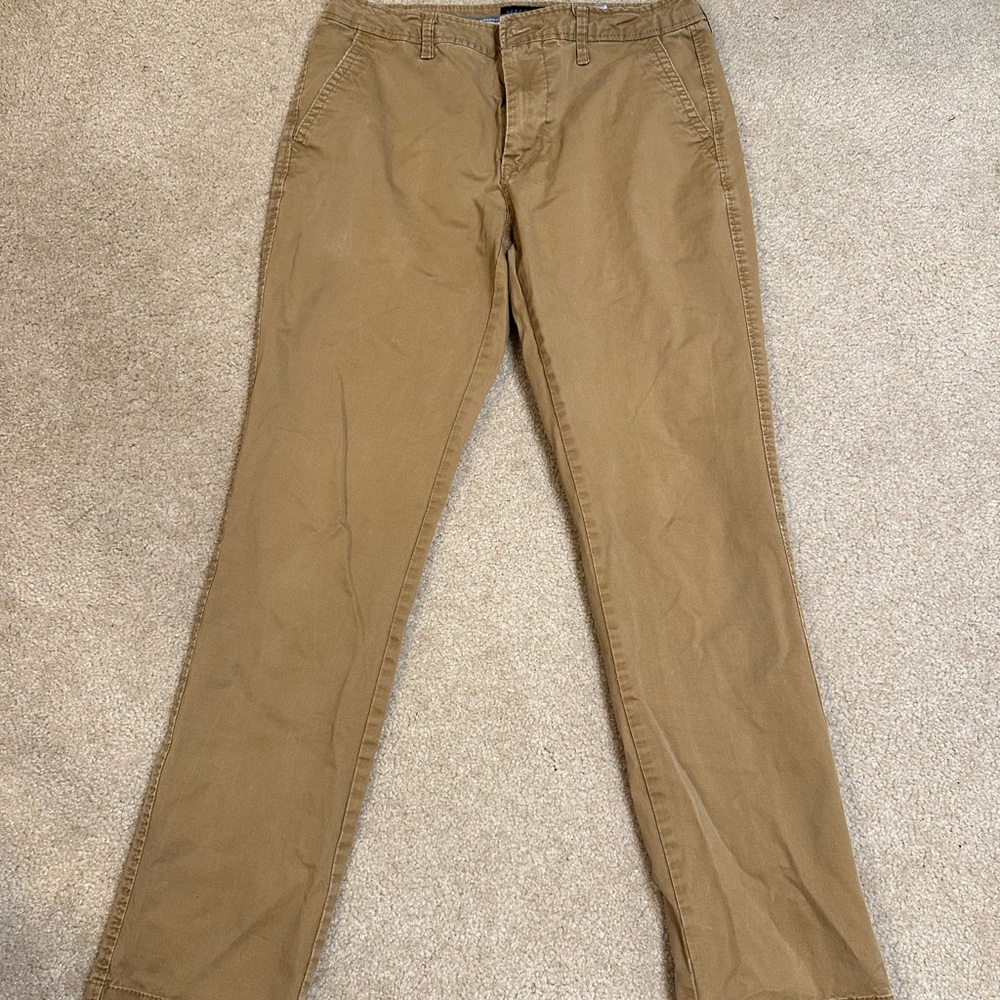 Aeropostale Tan Chinos Classic Cotton Twill